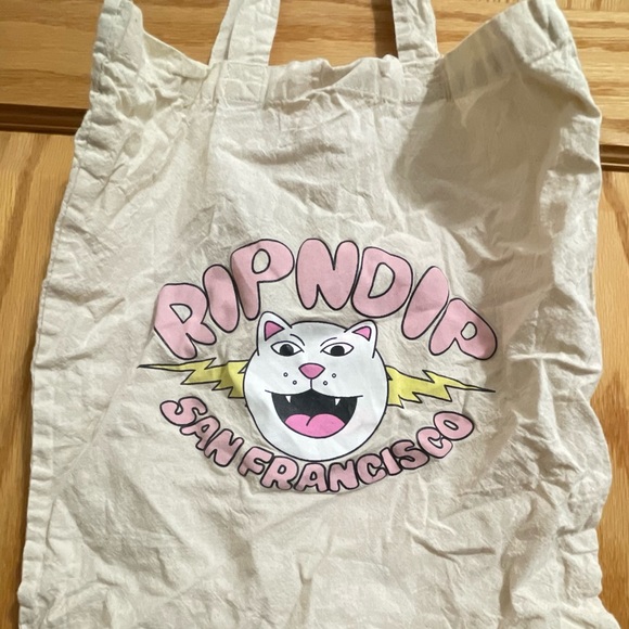 RipNDip San Francisco Cat Tote Bag | Cali Skate Skater West Coast Surf Cute - Picture 5 of 6